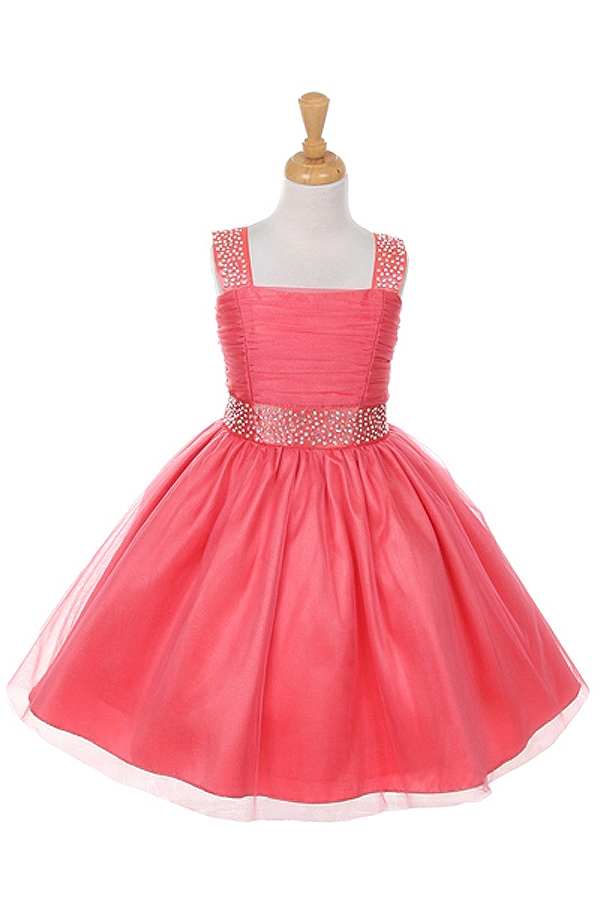 Flower girl clearance dresses with bling