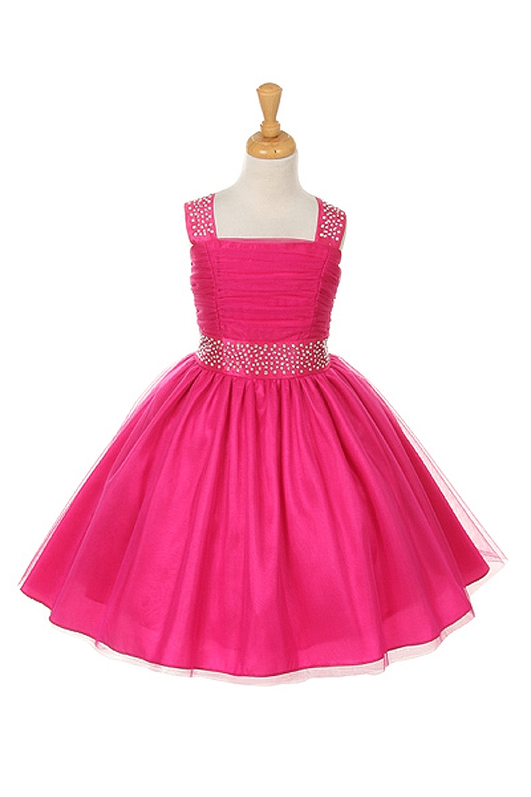 flower girl dresses with bling