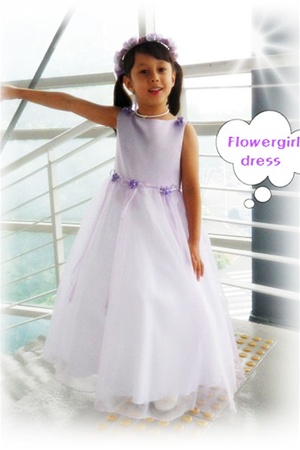 Flower Girl Dresses # KD149L : Classical Satin and Organza Dress