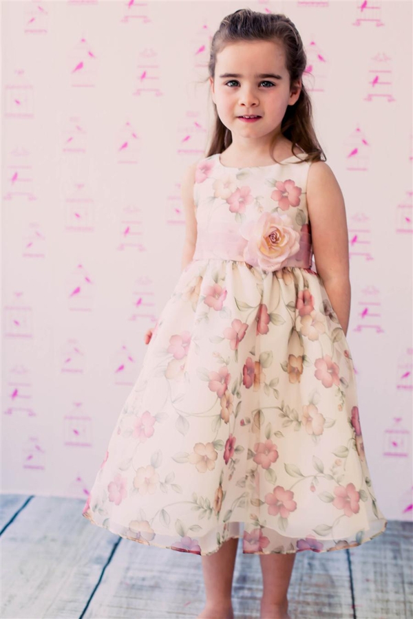 Floral print outlet flower girl dresses