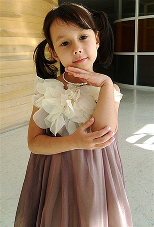 Flower Girl Dresses #KD284M : Silk Chiffon Dress