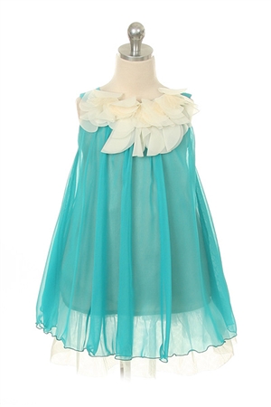 Flower Girl Dresses #KD284T : Silk Chiffon Dress