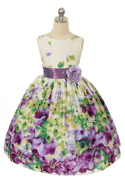 cotton flower dress